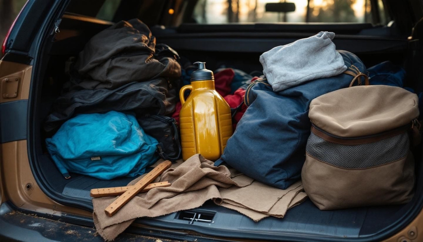 Optimisation de l'espace dans un coffre pour longs trajets